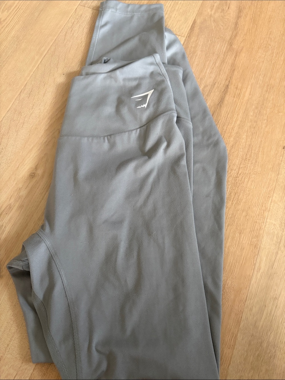 Gymshark Light Grey High-Waist Performance Leggings